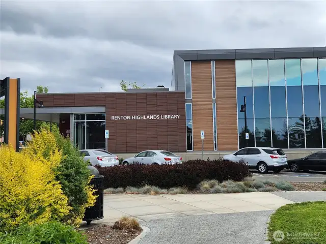 Cascade Library, 100 feet away