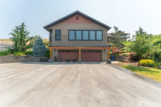 Ample parking with convenient access to the attached garage.