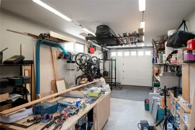 Heated detached shop offers endless possibilities—ideal for projects, storage, or creating your dream workspace.