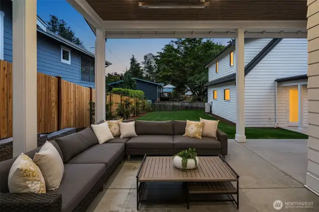 Outdoor covered living area