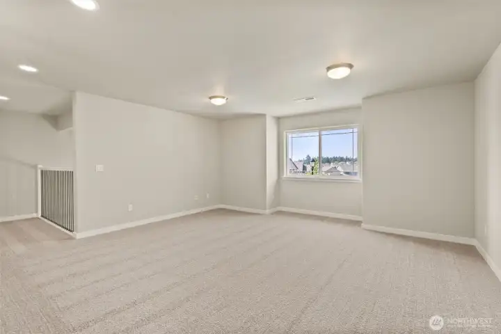 Upstairs loft area. Loft can be used as extra activity space.