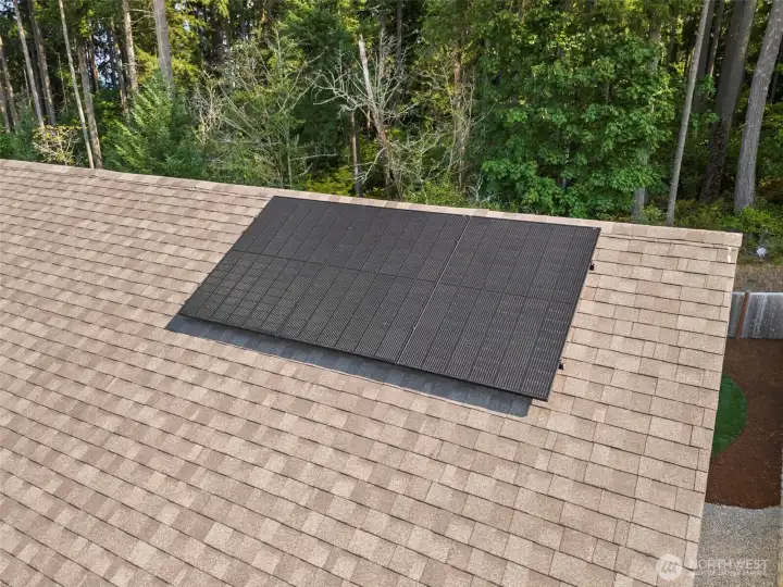 Solar panels included