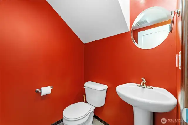 Main floor half bath