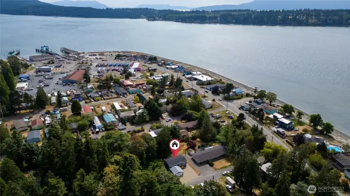 Home is just a block from the water!