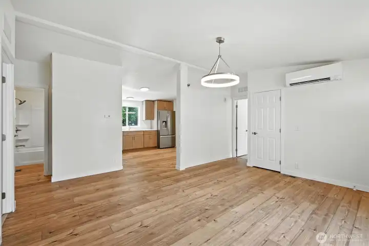 Note the mini-split!