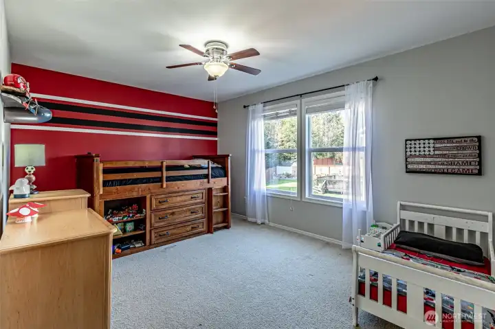 Bedroom 3 with walk in closet