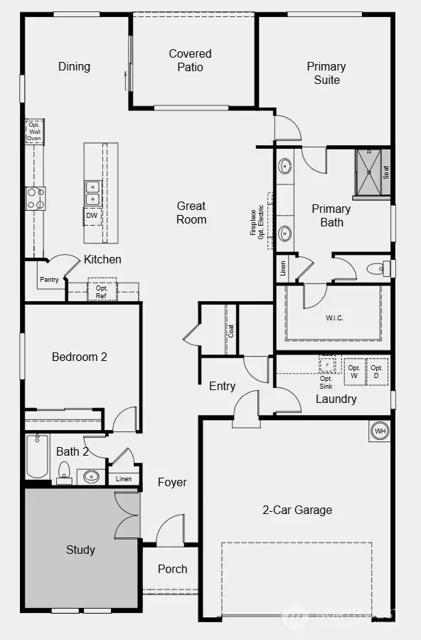 Additional Highlights Include: study and deluxe shower in primary