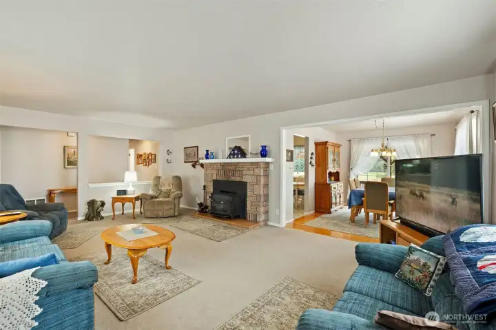 Large Open Living Room