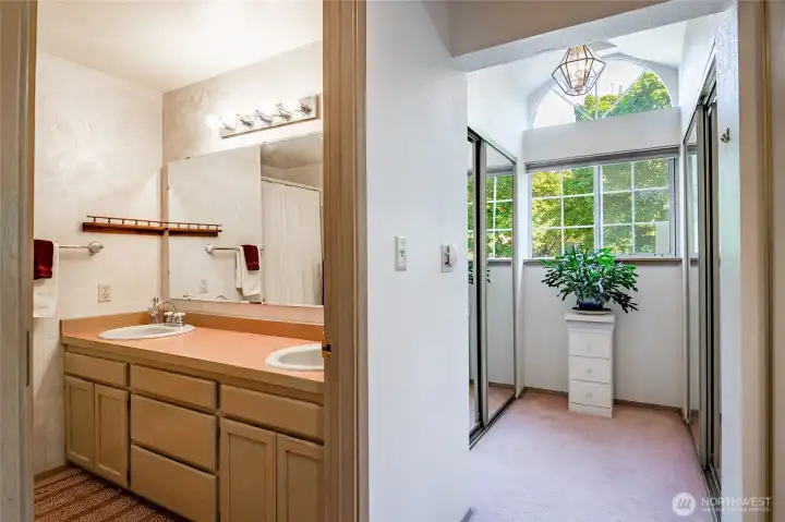 Primary Bath and dressing room