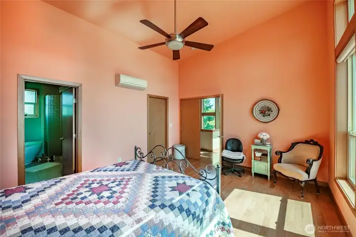 Primary with ensuite and walkin closet