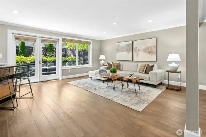 Expansive windows and open-concept living spaces create a bright, airy feel with seamless flow from room to room.