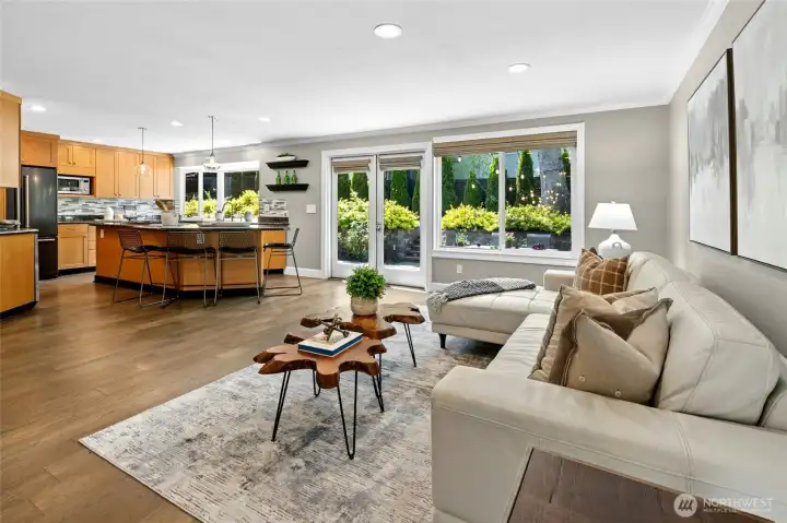 Designed for easy everyday living, the open layout allows you to move effortlessly from space to space while extending the living area outdoors through direct access to the backyard patio.