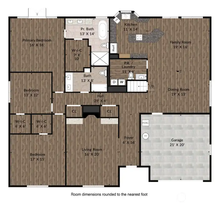 Main floor floor plan