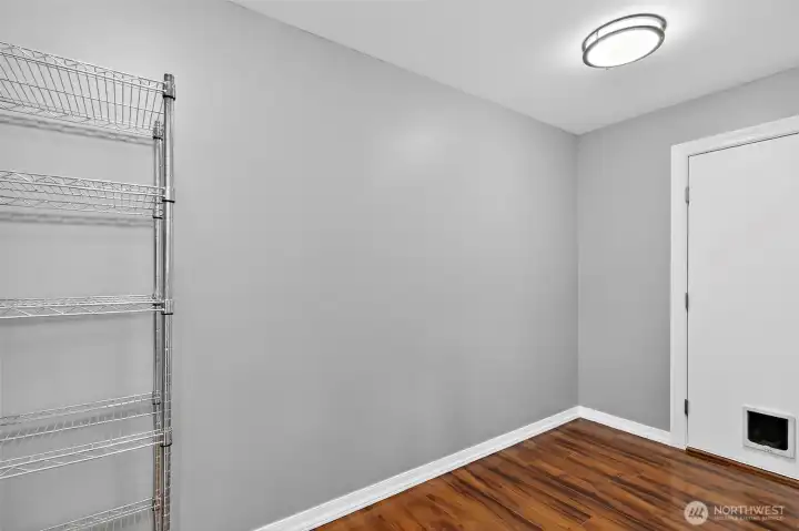 Mud room/pantry off garage
