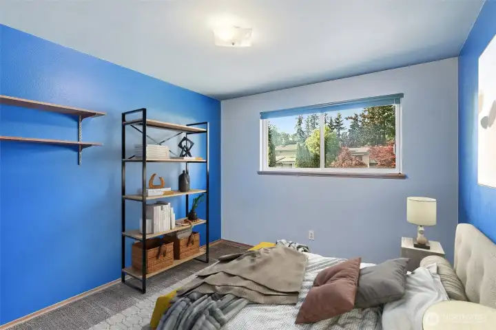 Bedroom 2, Virtually Staged