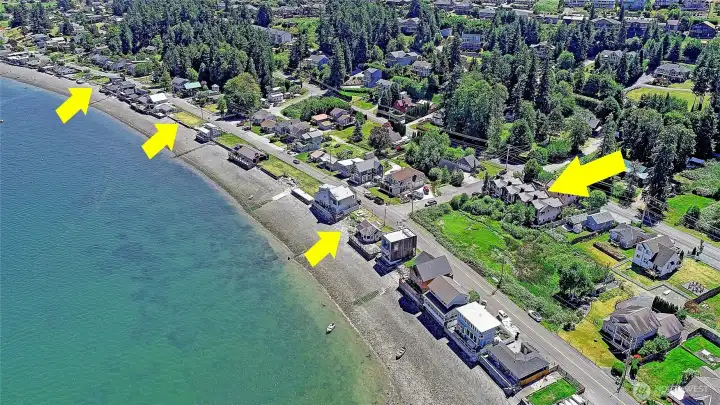Three private community beaches just steps away.