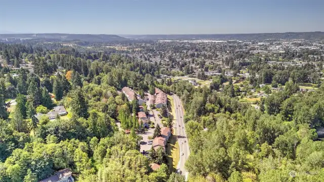 Lea Hill Condos is perched above the City of Auburn.