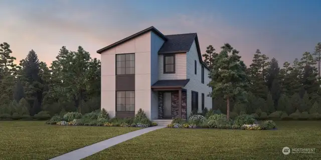 The Elderberry Contemporary by Toll Brothers - Artist rendering