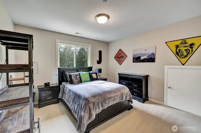 One of 4 upstairs bedrooms.