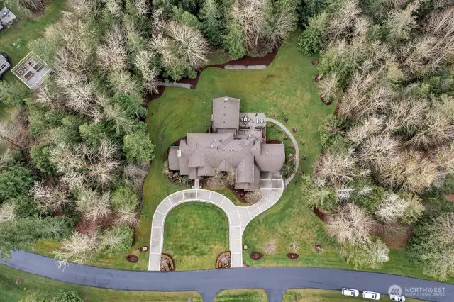 Ariel view.