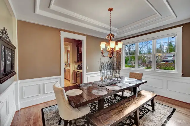 Formal dining room.
