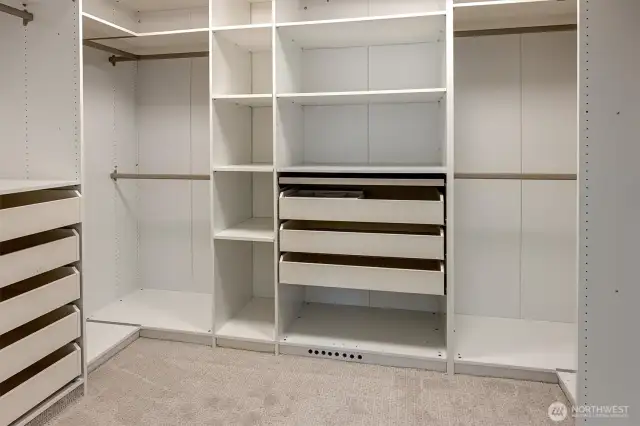 Primary closet