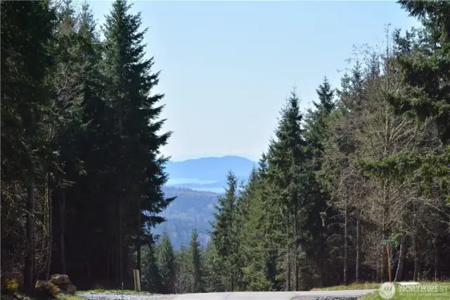 Project Photo looking SW toward the bay & islands from the main road