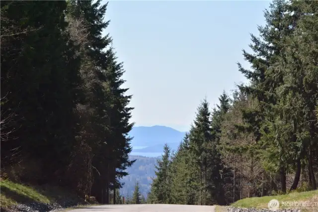 View of Bay & Islands from the road