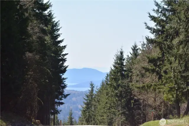 View from main road looking SW at Bay & islands