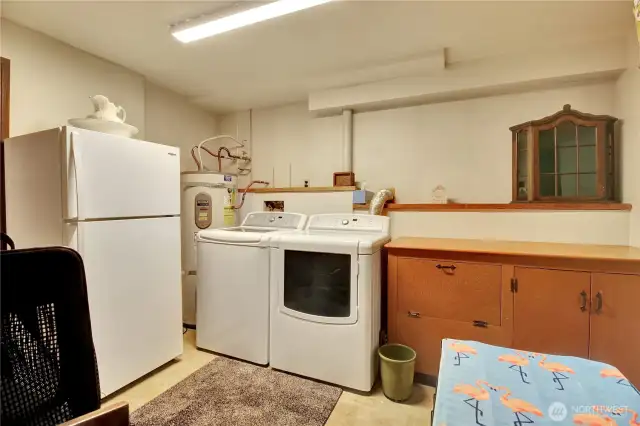 Large laundry area downstairs