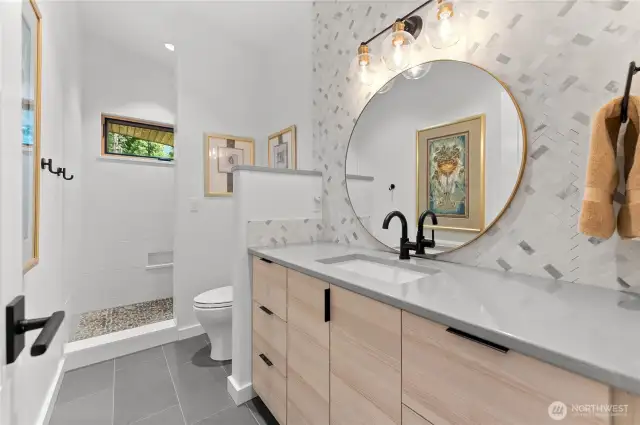 Radiant Heated Slate floors
