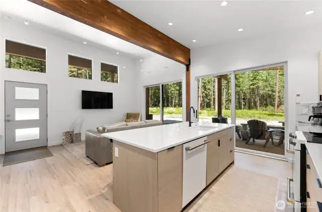 Wall of Windows lets in an abundance of natural light