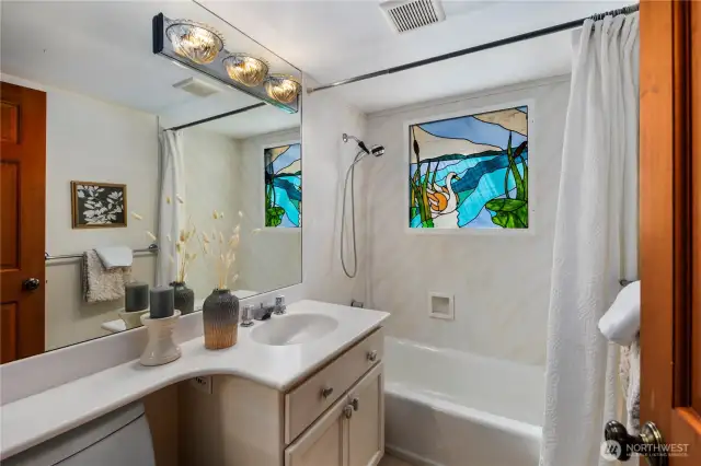 1 of two full bathrooms