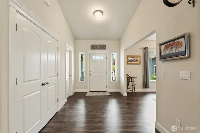 Welcome home!  All the rooms are generous in size with wide hallways.