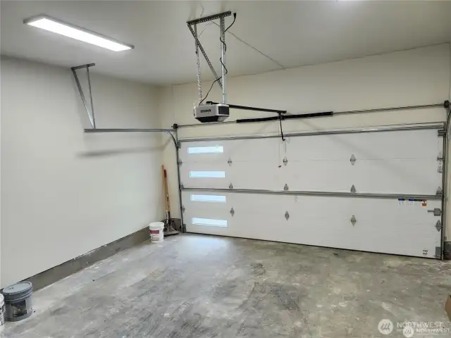 Large two car garage