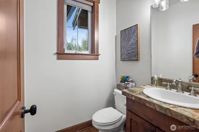 Main floor powder bath