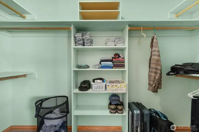 Walk in closed in primary bedroom