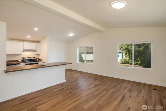 Looking Towards the Kitchen & Dining