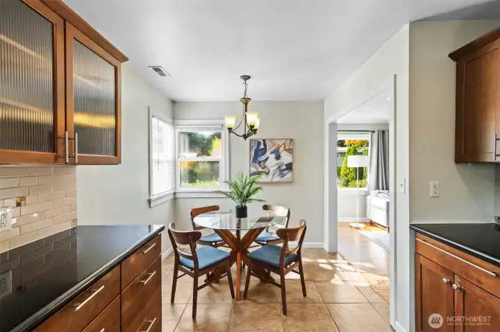 Cooking and homework go great together in this well maintained home!