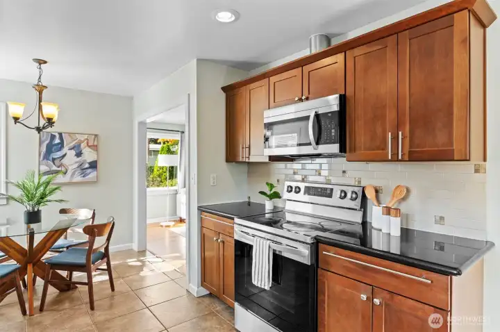 Natural gas was brought to the home in 2020 so gas cooking is a potential possibility!