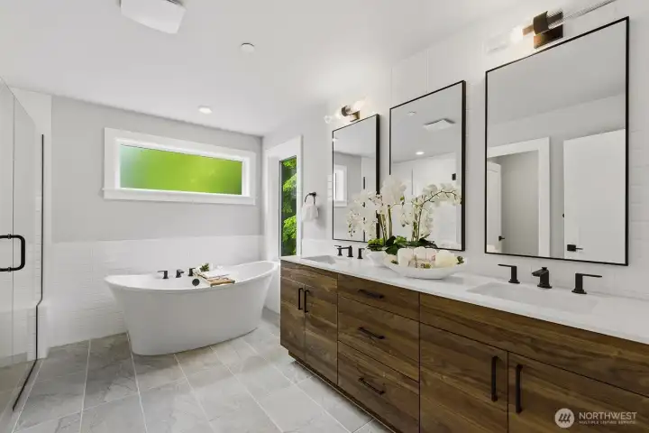 Primary bathroom. Primary bathroom.