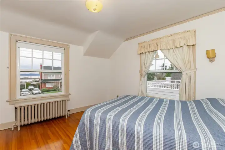 NW bedroom with some view to wake up to!