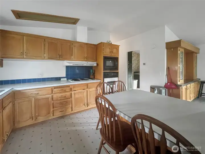 Kitchen with eating area