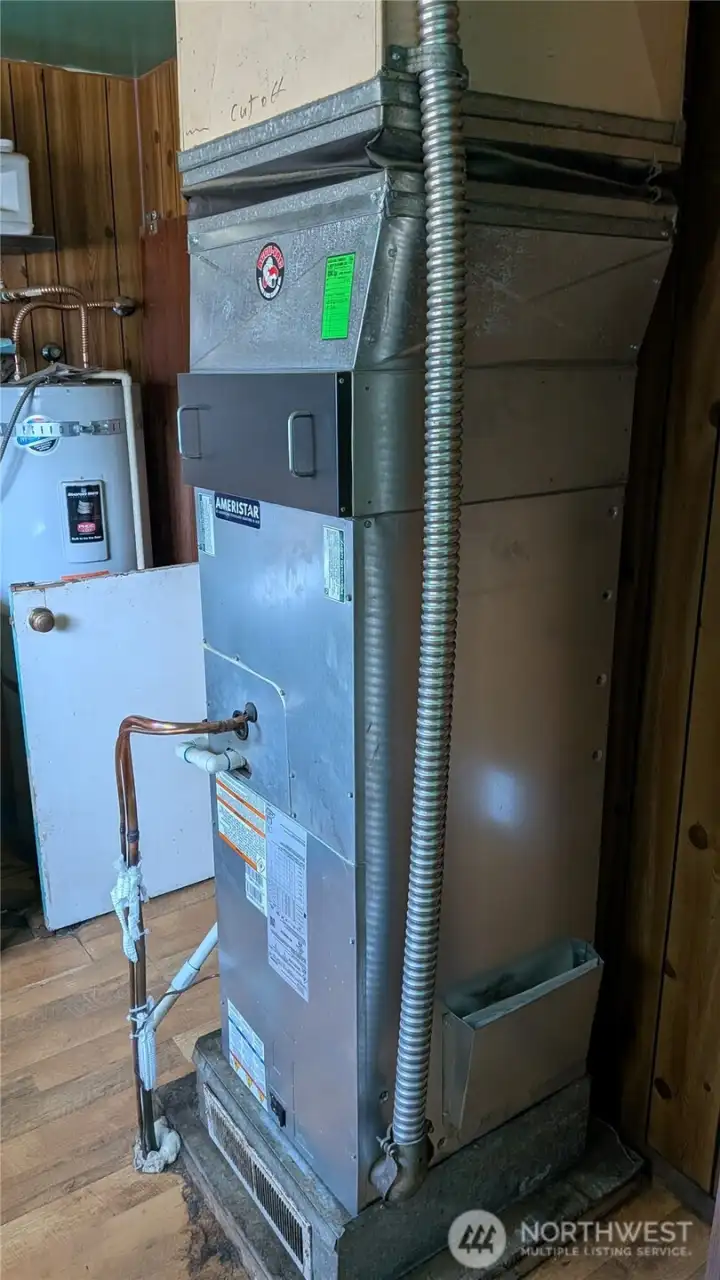 Furnace in Laundry Room