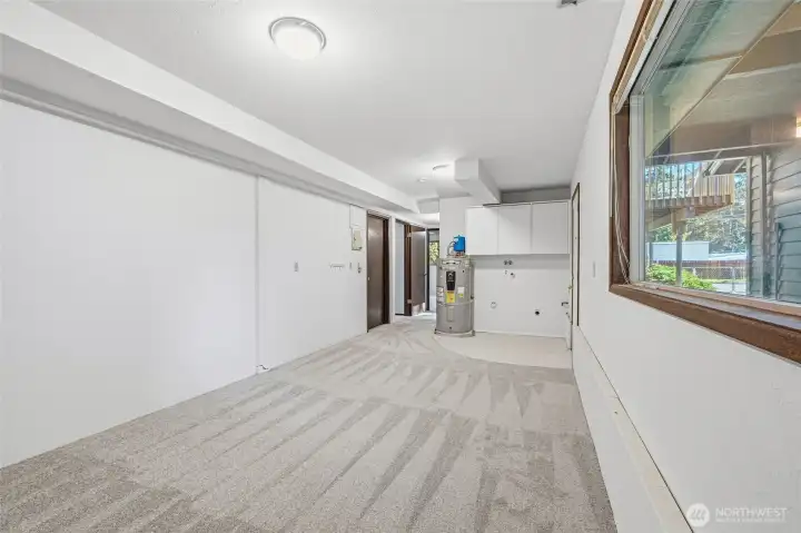 So much usable space on the lower level, offering flexibility for a variety of living needs.