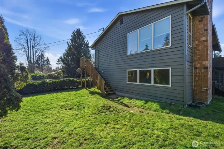 Exterior showcasing the home’s functional indoor-outdoor design.