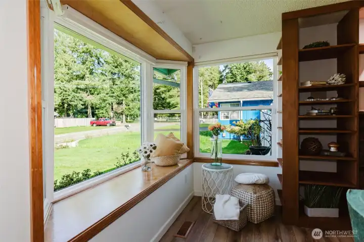 This window seat is my favorite