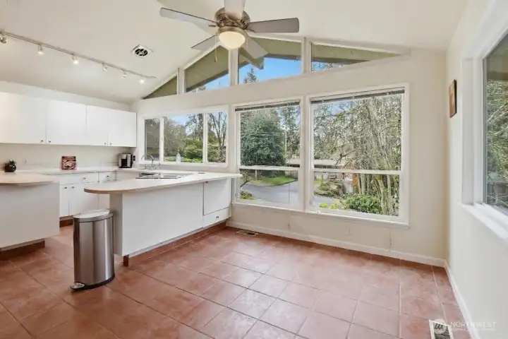 Kitchen with eating space