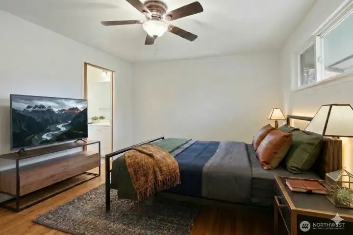 Photo is staged. Primary Bedroom