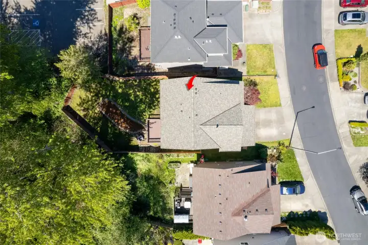ARIEL VIEW OF THE PROPERTY - ROOF WAS REPLACED IN 2024